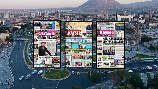 Kayseri yerel gazeteleri 2 Ekim sabahına hangi manşetlerle çıktı?