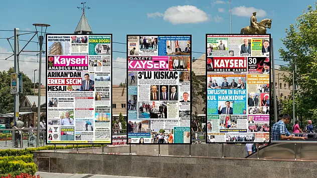 Kayseri yerel gazeteleri 29 Ağustos sabahına hangi manşetlerle çıktı?