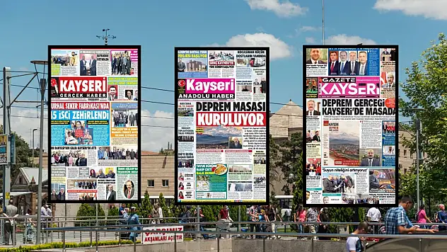 Kayseri yerel gazeteleri kent gündemini belirledi: Deprem Çalıştayı ve zehirlenme...