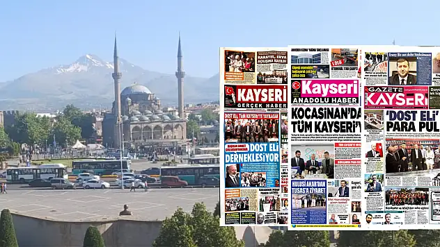 Kayseri yerel gazetelerinde bugün manşet tek: Kocasinan! (4 Temmuz)