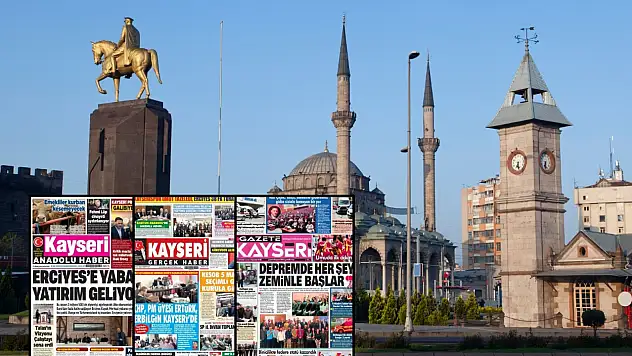 Kayseri yerel gazetelerinden 27 Nisan sabahından çarpıcı manşetler'