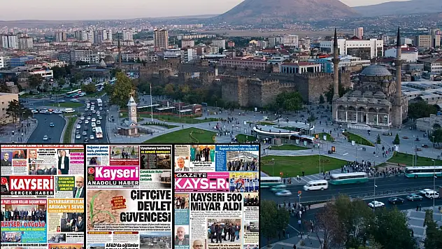 Kayseri yerel gazetelerinden çarpıcı manşetler! (4 Nisan 2026)