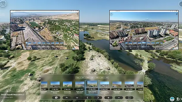 Kayseri'yi ekrana taşıyan proje: 360 platform hizmete sunuldu!