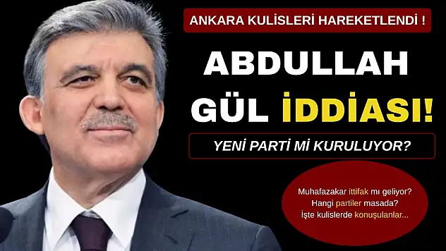 Kayserili Abdullah Gül için Ankara kulisleri hareketlendi: Yeni parti iddiası!
