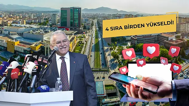 Kayserili başkan medyayı salladı – İlk sıraya yerleşti!