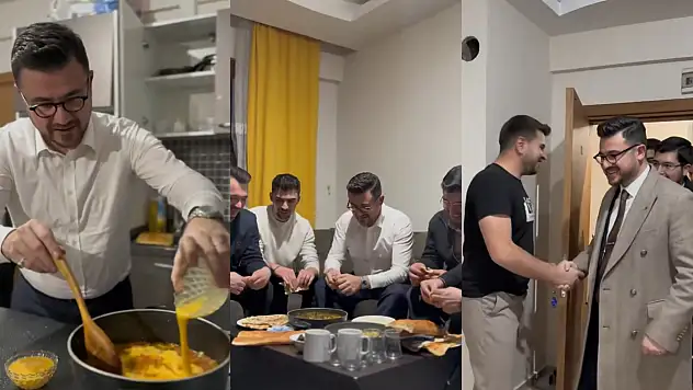 Kayserili başkandan sahur menemeni: Gençlerle bir araya geldi!
