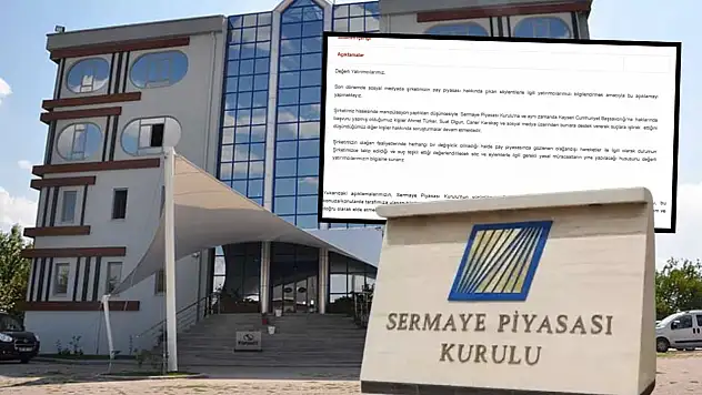 Kayserili dev şirket sessizliği bozdu: Savcılık ve SPK harekete geçti!