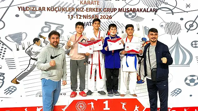 Kayserili karateciler Hatay'da 4 madalya kazandı