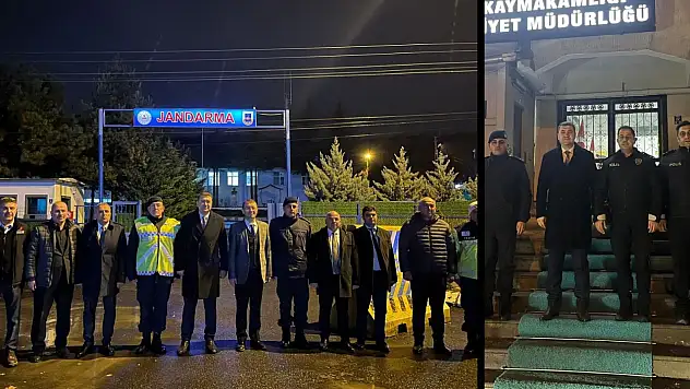 Kayserili kaymakamın yılbaşı mesaisi!