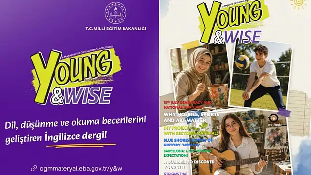 Kayserili lise öğrencilerine İngilizce destek: ''Young and Wise'' dergisinin yeni sayısı yayımlandı