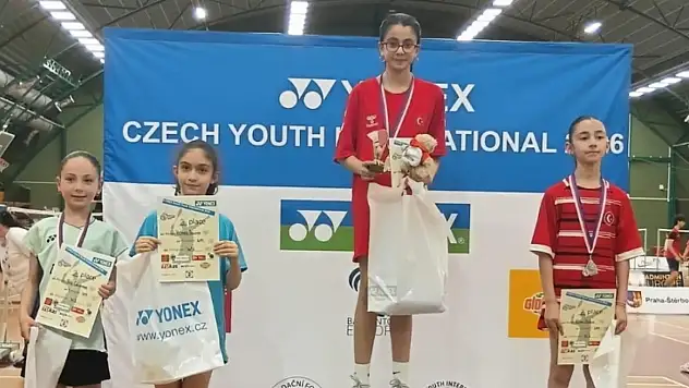 Kayserili milli sporcular Çekya'da tarih yazdı