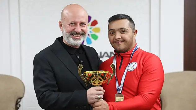 Kayserili özel sporcu Samet Balcı Türkiye Şampiyonasına hazırlanıyor!