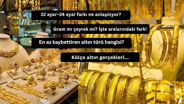 Kayserili sarraf uyardı: ''Altın alırken en çok bu hata yapılıyor!''