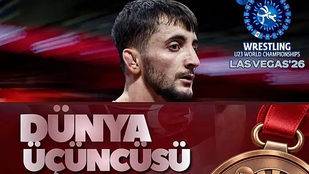 Kayserili Servet Angi dünya üçüncüsü oldu!