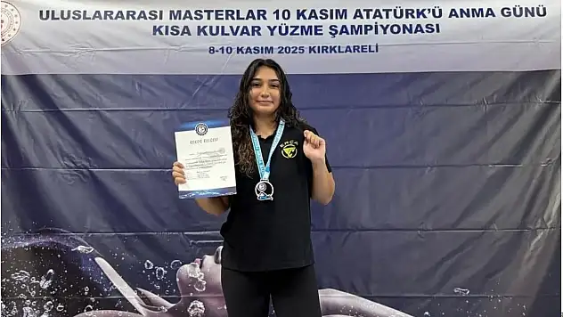 Kayserili sporcu şampiyonada rekorlara doymadı