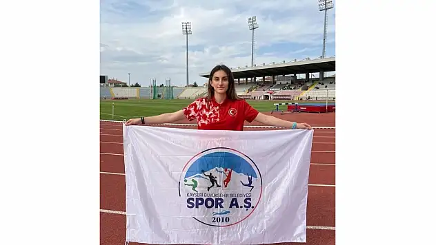 Kayserili sporcu Türkiye rekoru kırdı: Olimpiyat barajını aştı
