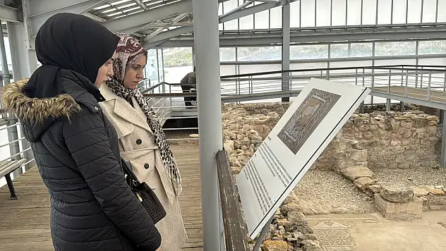 Kayserili vatandaş Hadrianopolis Antik Kenti'ne hayran kaldı!