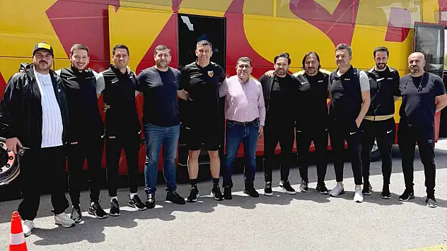 Kayserispor'a Baki Ersoy'dan anlamlı uğurlama!