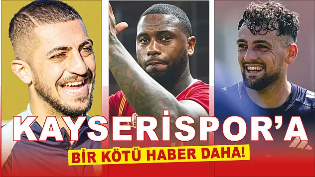 Kayserispor'a kötü haber! Yarı sezonu kapattı
