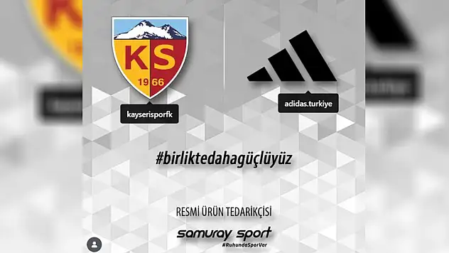 Kayserispor'da 7 Yıl sonra Adidas dönemi başladı