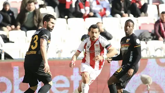 Kayserispor'da Sivasspor maçı öncesi dikkat çeken gelişme