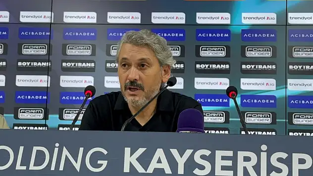 Kayserispor Teknik Direktörü Atila Gerin: Halletmemiz gereken konular var