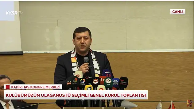 Kayserispor'un borcu genel kurulda açıklandı! 612 milyon TL bağışlandı