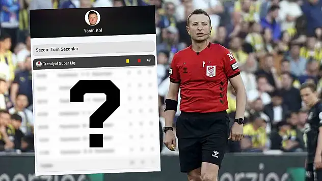Kayserispor'un hakem Yasin Kol ile ilginç istatistiği… Tesafüdün bu kadarına pes!
