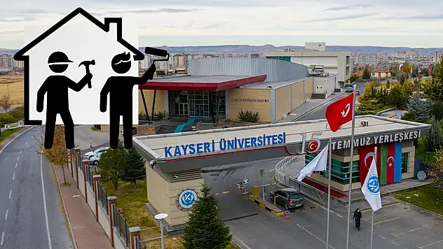 KAYÜ'de yenileme süreci başlıyor: 120 gün içerisinde tamamlanacak!