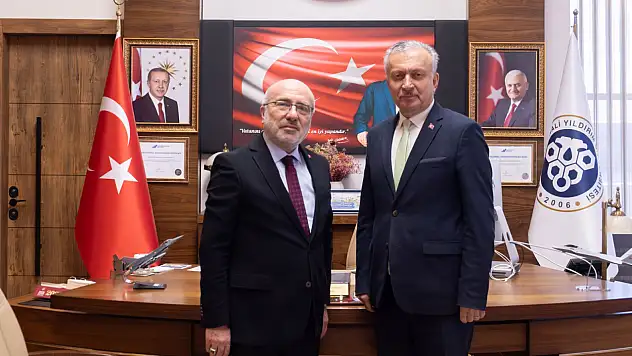 KAYÜ Rektörü Prof. Dr. Karamustafa, Erzincan Binali Yıldırım Üniversitesi'ni ziyaret etti!