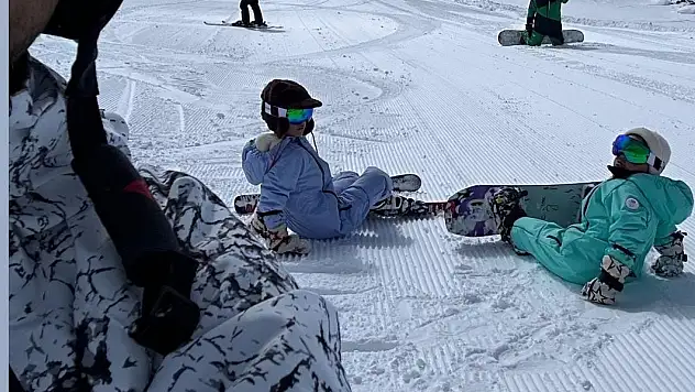 Kenan Sofuoğlu ve oğlu Erciyes'te şov yaptı!