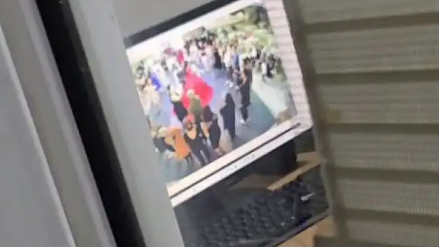 Kına gecesinde gelinin üzerine avize düştü: İşte o anlar