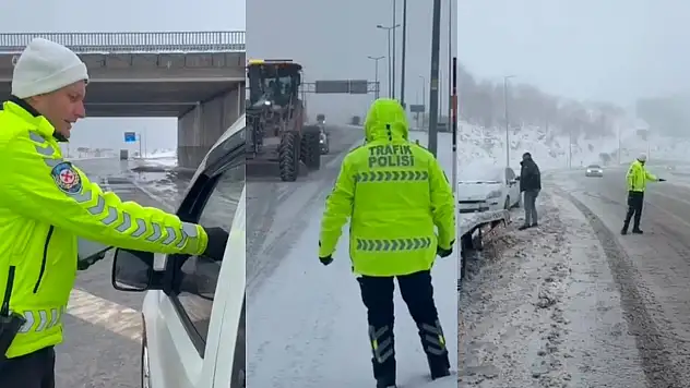 Kış şartlarında trafikte sıkı denetim