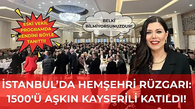 Kızılörenliler Derneği iftar programına 1500'ü aşkın hemşehri katıldı