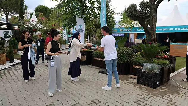 Peyzaj ve süs bitkileri fuarına yoğun ilgi...