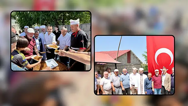 Kocasinan'da Başkan ve Kaymakam pilav kazanının başına geçti: Şenlikten renkli görüntüler...