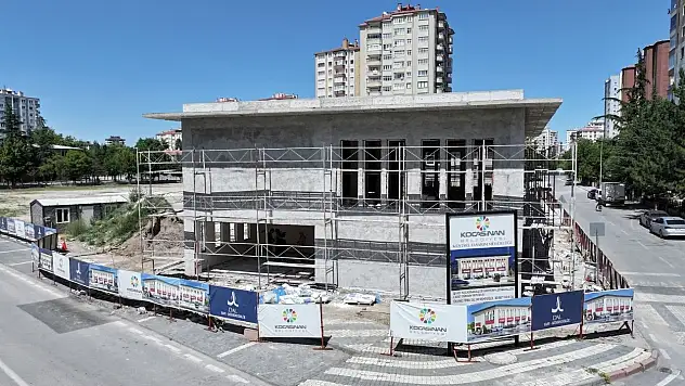 Kocasinan'da hayata geçirilen, donanımlı kütüphanede sona gelindi!