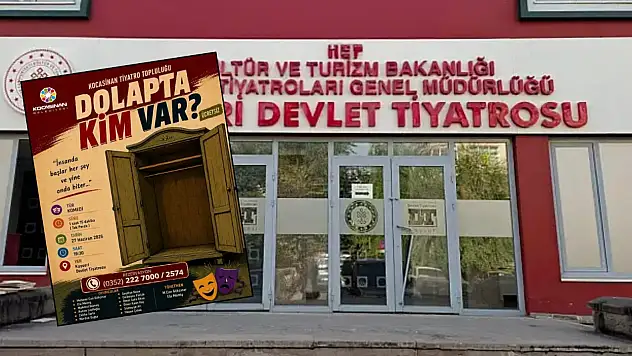 Kocasinan'da kahkaha tufanı yaşanacak: Tiyatro oyunu için geri sayım başladı!