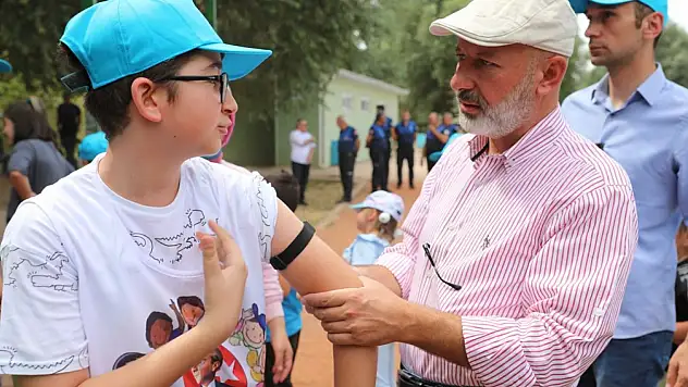 Kocasinan'dan diyabetli çocuklara iğnesiz sensörlü ölçüm cihazı