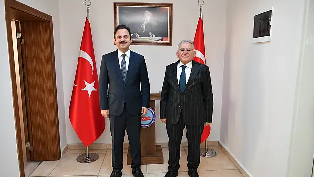 Kocasinan, Melikgazi ve Talas Kaymakamlarını Başkan Büyükkılıç ziyaret etti