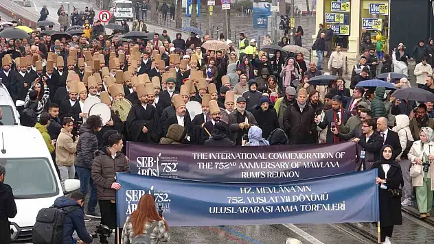 Mevlana'nın 752. vuslatı için Konya'da anma programı düzenlendi