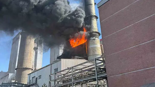 Konya Şeker'e bağlı Kangal Termik Santrali'nde yangın çıktı!