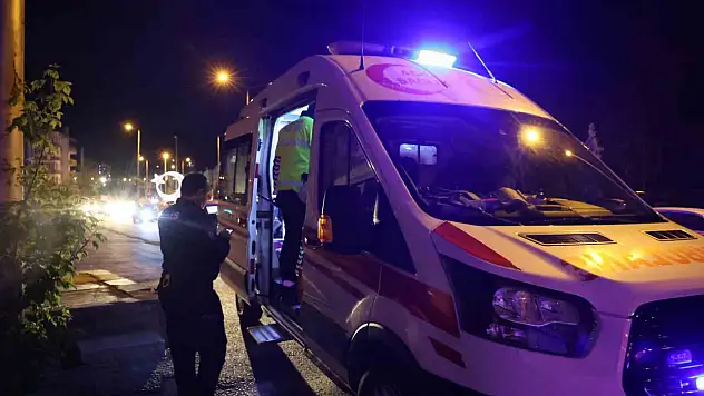 Alkollü sürücü köpeğini koruma isterken dengesini kaybedip  düştü