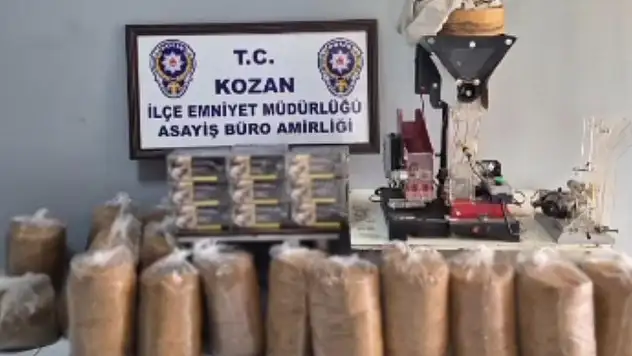 Kozan'da 69 kilogram kaçak tütün ele geçirildi