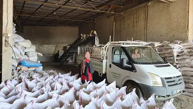 Orman yangınından etkilenen üreticilere 24 tonluk destek
