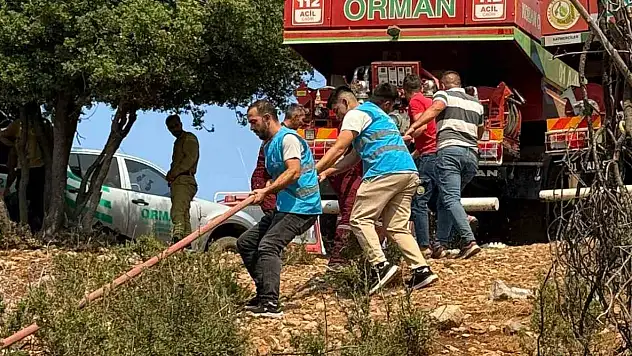 Kozan'daki orman yangınına müdahale devam ediyor