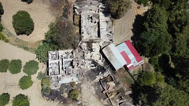 Kozan yangının hasar tespit çalışmaları yapıldı