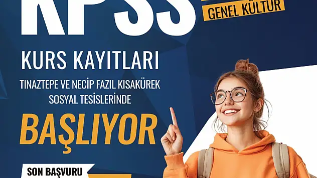 KPSS'ye hazırlanan gençlere Melikgazi desteği...