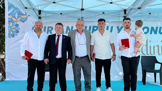 Kur'an kursunu bitiren öğrencilere büyük sürpriz