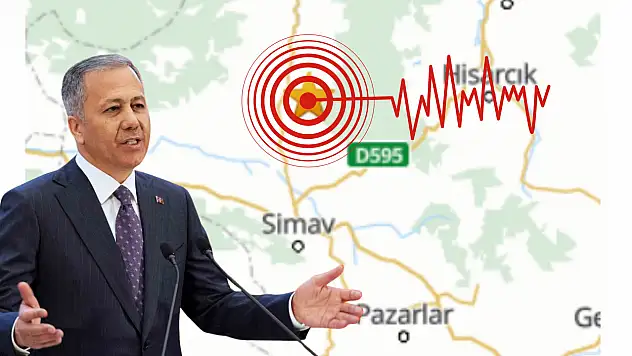 Kütahya'da korkutan deprem: Bakan Yerlikaya'dan açıklama!